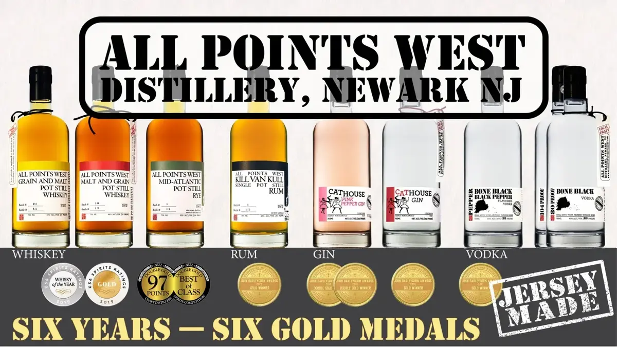 All Points West Distillery in Newark, NJ